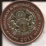 20 рупий 2011 г. Андаманские и Никобарские острова(2) - 850 - реверс