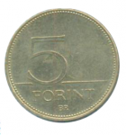 5 форинтов 2002 г. Венгрия(4) - 2234 - аверс