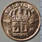 50 сентим 1998 г. Бельгия(3) - 15089 - аверс