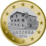 1 евро 2014 г. Андорра(2) - 27182 - аверс