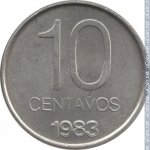 10 сентаво 1983 г. Аргентина(2) - 1475 - реверс