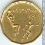 20 песо 1978 г. Аргентина(2) - 1475 - реверс