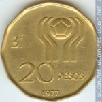 20 песо 1978 г. Аргентина(2) - 1475 - аверс