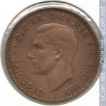 1/2 пенни 1942 г. Австралия (1) - 5599 - реверс