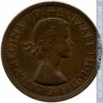 1/2 пенни 1961 г. Австралия (1) - 5599 - реверс