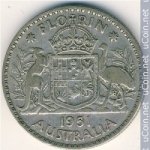 1 флорин 1951 г. Австралия (1) - 5599 - аверс