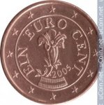 1 цент 2005 г. Австрия(1) - 6934 - реверс