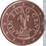 1 цент 2006 г. Австрия(1) - 6934 - реверс