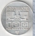 100 шиллингов 1975 г. Австрия(1) - 6934 - аверс