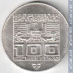 100 шиллингов 1976 г. Австрия(1) - 6934 - аверс