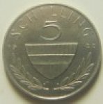 5шилингов 1995 г. Австрия(1) - 6934 - аверс