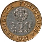 200 эскудо 1992 г. Португалия(18) -16372 - аверс