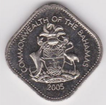 15 центов 2005 г. Багамские острова(2) - 166 - реверс