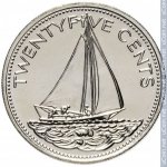 25 центов 2005 г. Багамские острова(2) - 166 - реверс