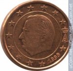 1 цент 1999 г. Бельгия(3) - 15089 - реверс