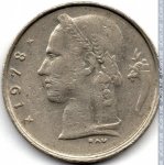 1 франк 1978 г. Бельгия(3) - 15089 - аверс