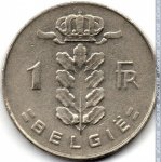 1 франк 1978 г. Бельгия(3) - 15089 - реверс