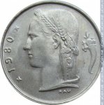 1 франк 1980 г. Бельгия(3) - 15089 - аверс