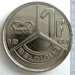 1 франк 1989 г. Бельгия(3) - 15089 - аверс