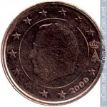 2 цента 2000 г. Бельгия(3) - 15089 - реверс