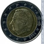 2 евро 2004 г. Бельгия(3) - 15089 - реверс