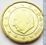 20 центов 2002 г. Бельгия(3) - 15089 - реверс