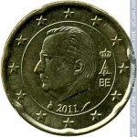 20 центов 2011 г. Бельгия(3) - 15089 - аверс