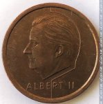 20 франков 1994 г. Бельгия(3) - 15089 - аверс