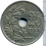25 сантимов 1921 г. Бельгия(3) - 15089 - аверс