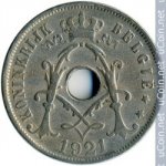 25 сантимов 1921 г. Бельгия(3) - 15089 - реверс