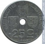 25 сантимов 1944 г. Бельгия(3) - 15089 - аверс