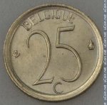 25 сентим 1971 г. Бельгия(3) - 15089 - реверс