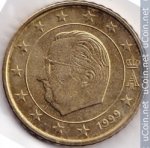 50 центов 1999 г. Бельгия(3) - 15089 - реверс