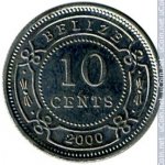 10 центов 2000 г. Белиз(2) - 176 - реверс