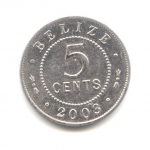 5 центов 2003 г. Белиз(2) - 176 - аверс