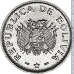 2 сентаво 1987 г. Боливия(3) - 198 - аверс