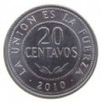 20 сентаво 2010 г. Боливия(3) - 198 - аверс