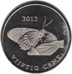 50 центов 2012 г. Бонэйра(3) - 700 - реверс