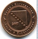 10 фенингов 2007 г. Босния и Герцеговина(3) - 371 - аверс