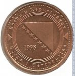 20 фенингов 1998 г. Босния и Герцеговина(3) - 371 - аверс