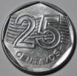 25 сентаво 1995 г. Бразилия(3) - 2108 - аверс
