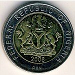 1 найра 2006 г. Нигерия(15) -298 - реверс