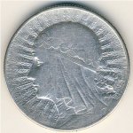 5 злотых 1932 г. Польша(18) -6491 - реверс