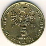 5 ургий 2004 г. Мавритания(13) - 709 - аверс