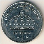 1крона 2001 г. Швеция(31) - 5354 - реверс