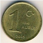 1 кирш 2005 г. Турция(23) - 2834 - аверс