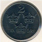 2эре 1943 г. Швеция(31) - 5354 - аверс