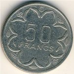 50 франков 1977 г. Камерун(11) -2819 - аверс