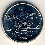 1 сентаво 1989 г. Бразилия(3) - 2108 - реверс