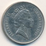 5 пенни 1989 г. Гибралтар(6) - 3582 - реверс